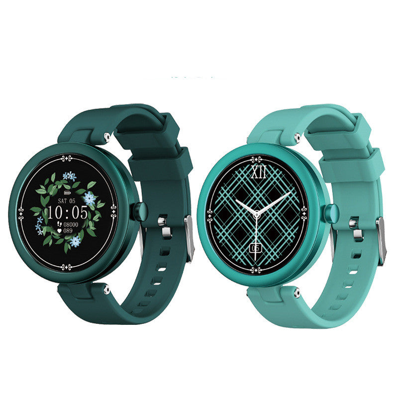 Olive Green & Robin Blue Women's Sports Smart Watch