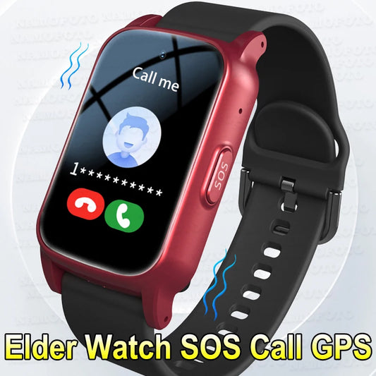 Introducing the Ultimate Senior Smart Watch: Your Reliable 4G GPS Tracker with SOS Voice Call and Health Monitoring Features