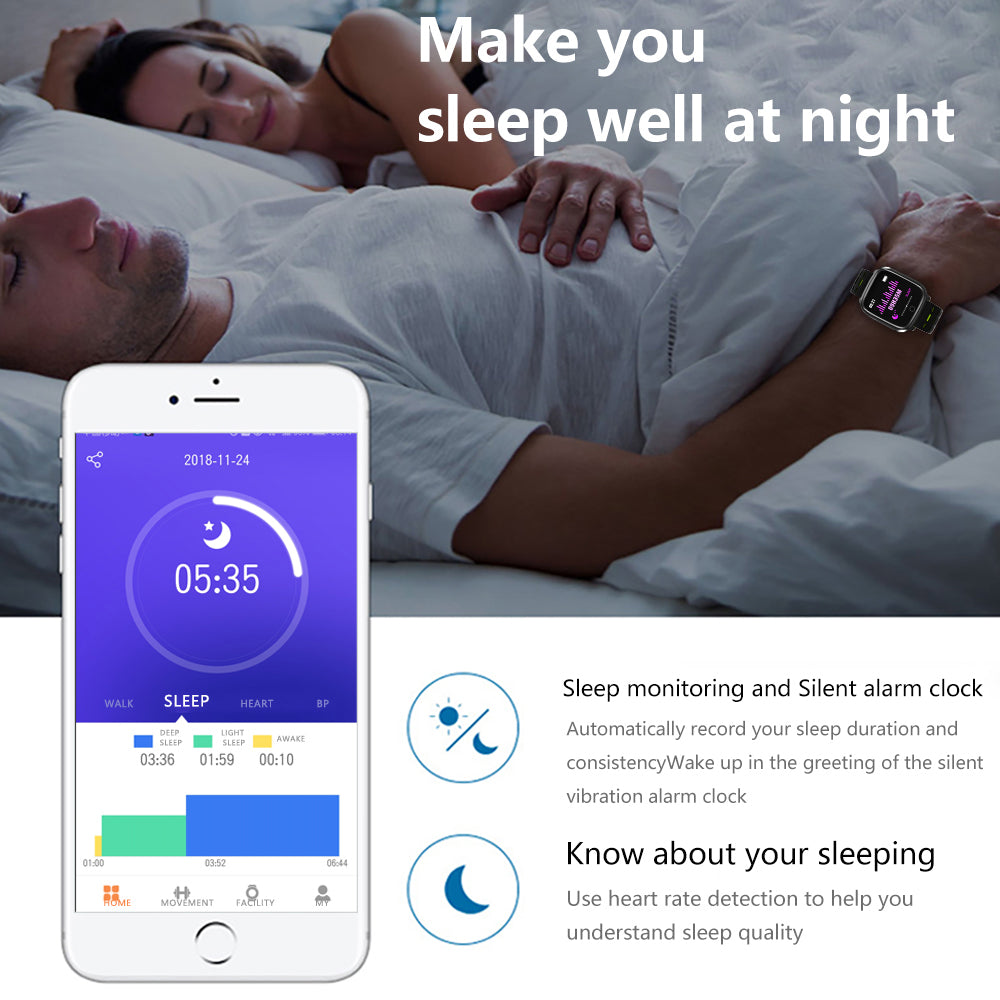 App for Fitness Monitoring Smart Sports Watch