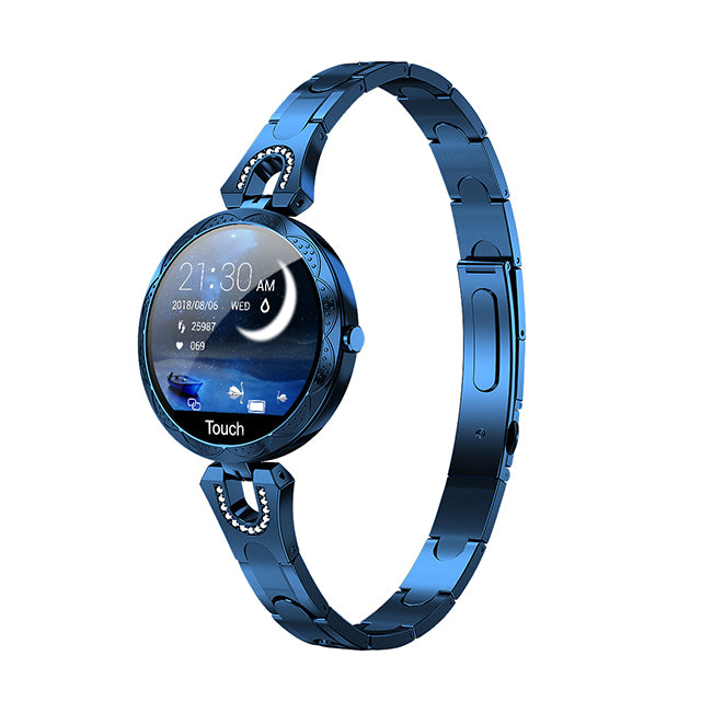 Blue Women's Smart Watch Fitness Bracelet