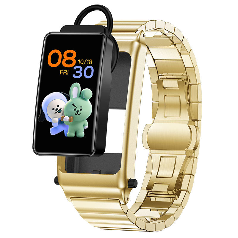 Gold Brown Non-Invasive Blood Sugar Smart Watch