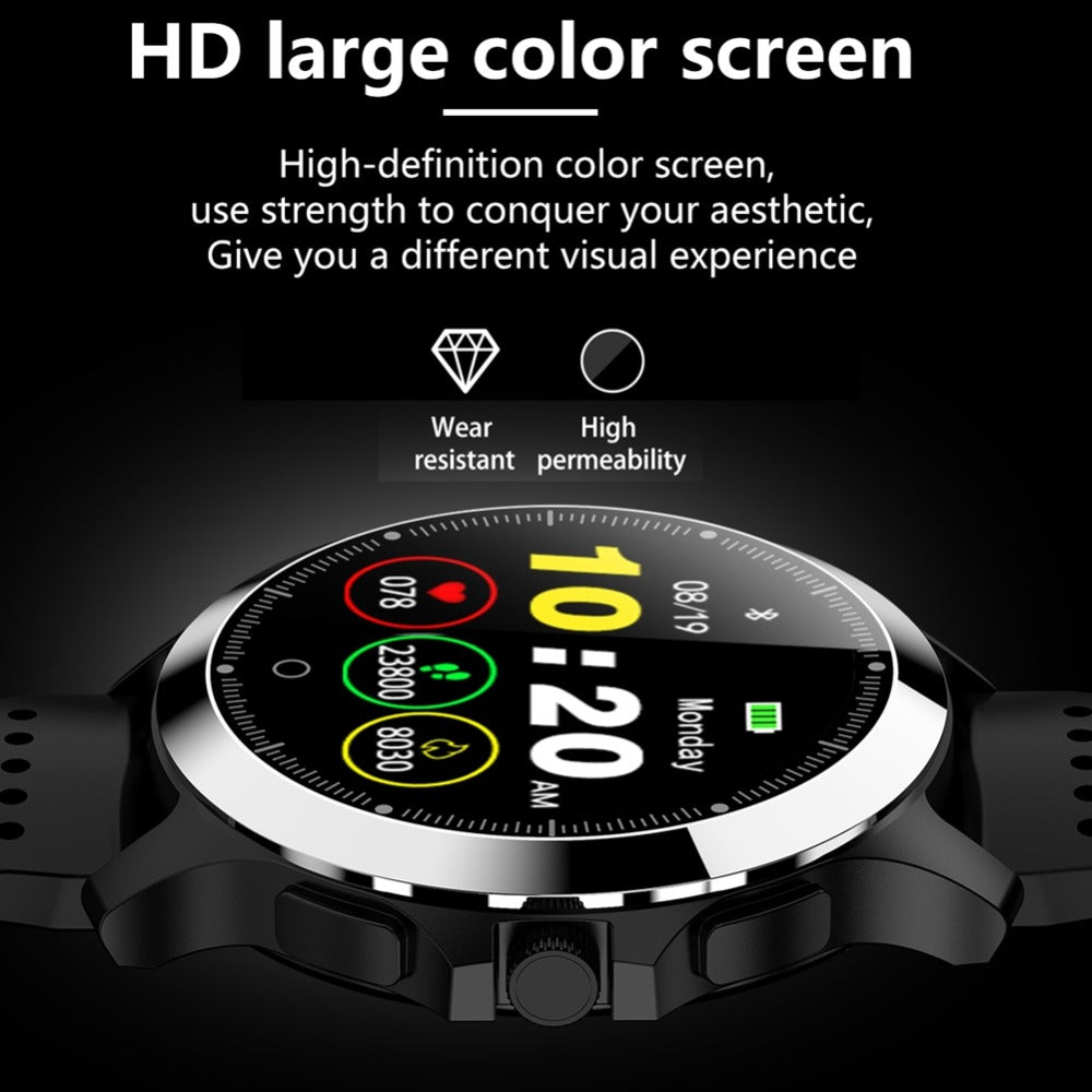 Men's All-In-One Waterproof Fitness Smart Watch Features