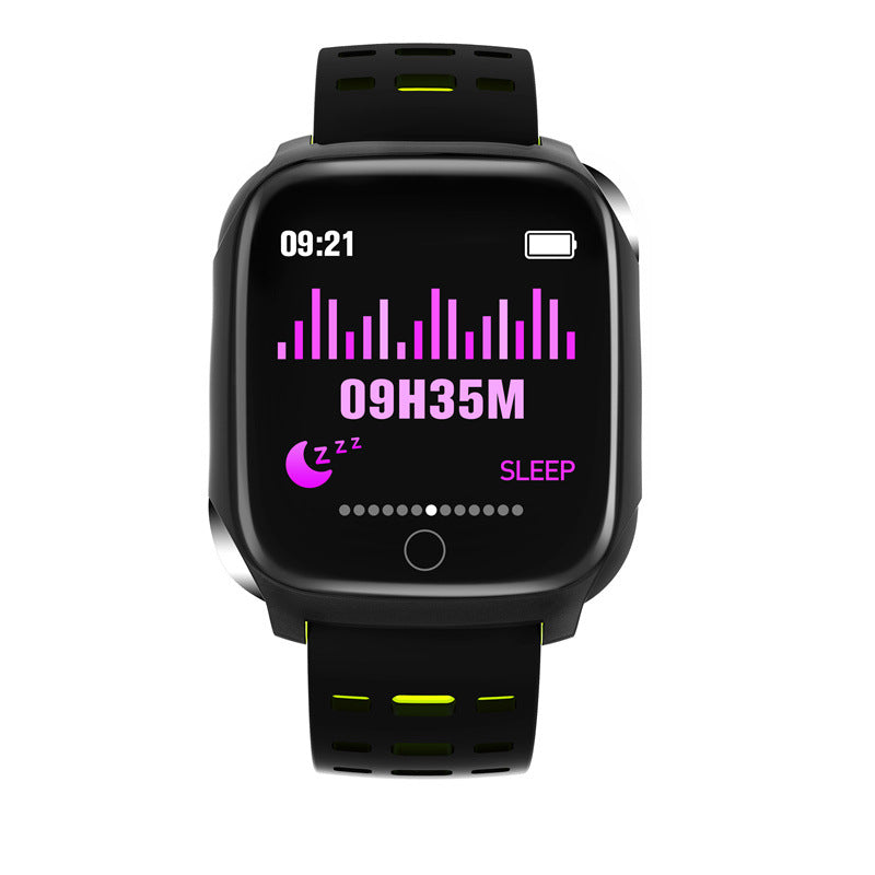 Purple & Black Fitness Monitoring Smart Sports Watch