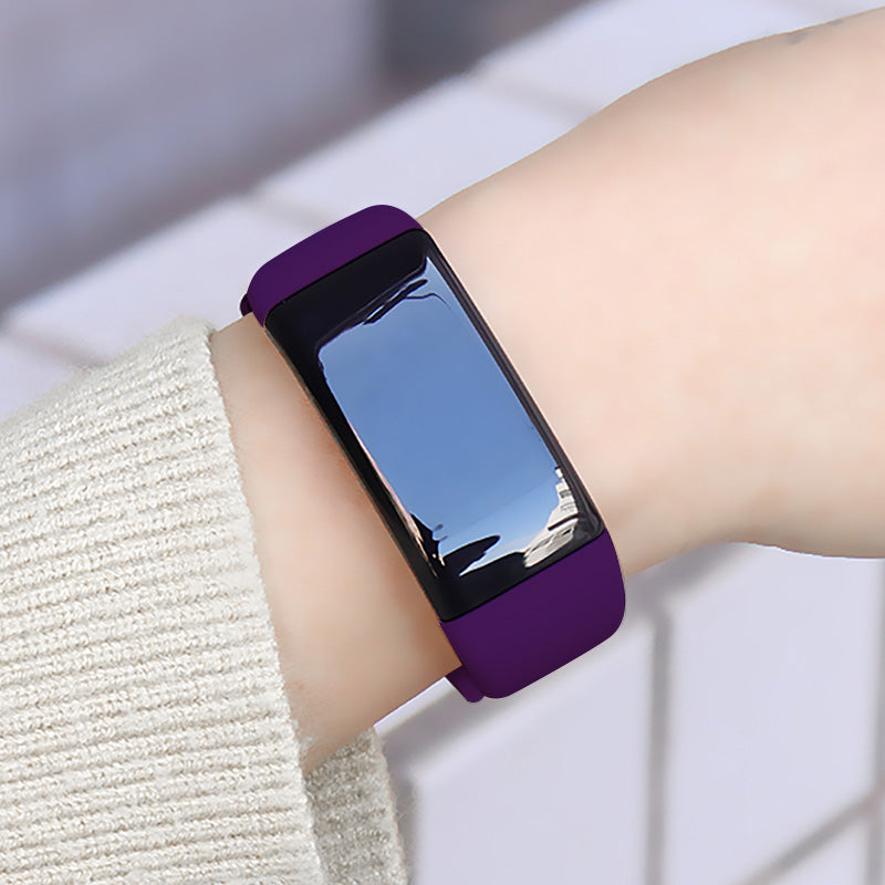 Purple Unisex Smart Fitness Band & Health Monitor