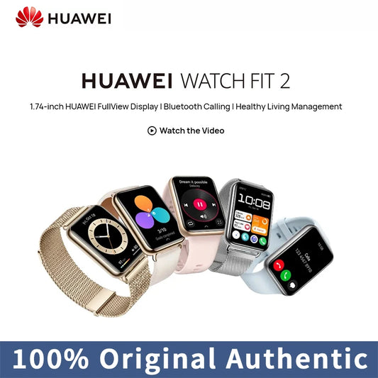 WATCH FIT 2 1.74-Inch Huawel Fullview Display L Bluetooth Calling L Healthy Living Management