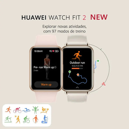 HUAWEI WATCH FIT 2 Smartwatch 1.74 Inch AMOLED Display Bluetooth Calling Display Heart Rate Monitoring Men Women Sports Bracelet