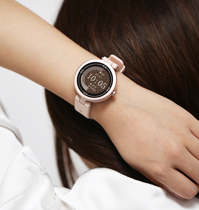 Woman Wearing Sports Smart Watch